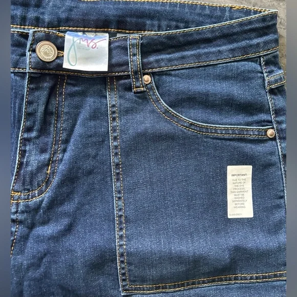 Talbots boyfriend, torrid distressed flare, JMS capris jeans lot bundle size 16 - Picture 9 of 10